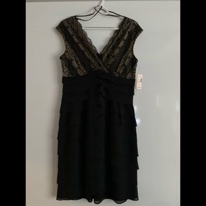 Black cocktail dress